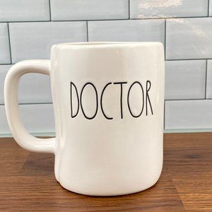 RAE DUNN Ivory Doctor Hero Double-Sided